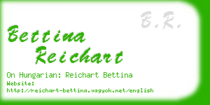 bettina reichart business card
